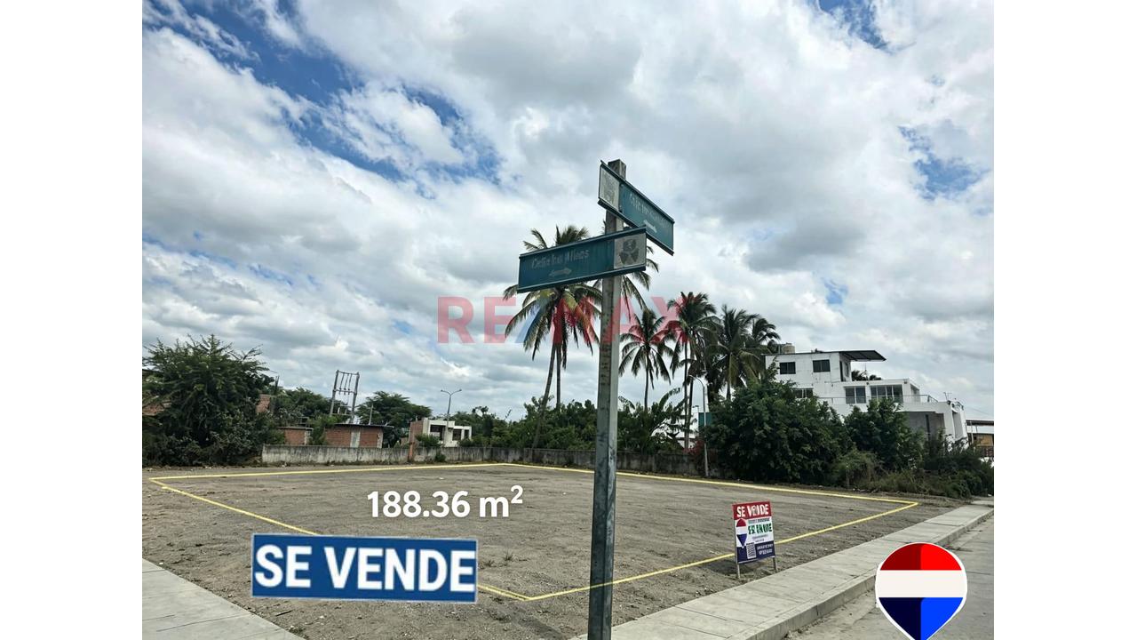 Venta De Terreno De 188.36 M2 Con Doble Frontera  En Esquina En Urb Las Palmeras Ii Etapa Cerca Al Ovalo Principal — foto 3