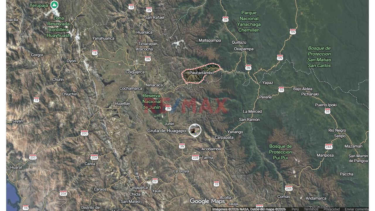 Terreno Agricola En Pasco - Fundo Santa Isabel Y Milagro - 39,600 Hectareas - 2