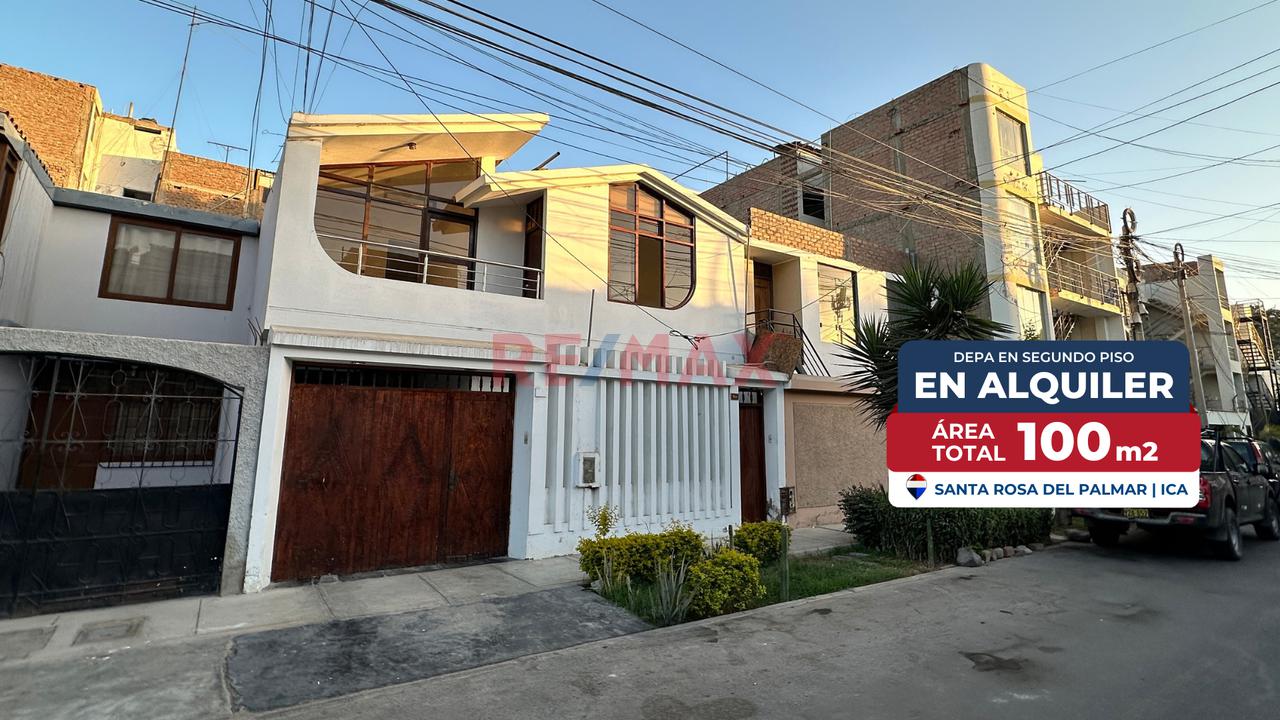 Alquiler De Departamento En Segundo Piso - Sta Rosa Del Palmar (Ica) - 1