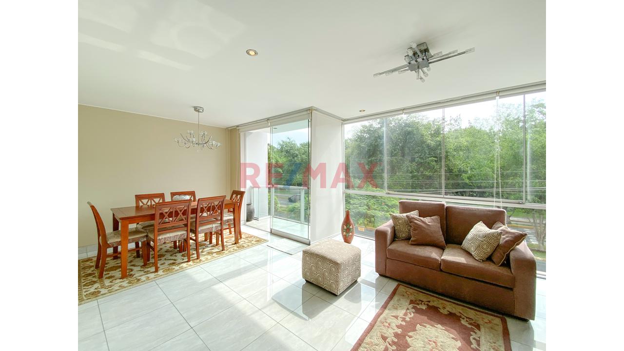 ¡Espectacular Departamento De 188 M² Frente Al Pentagonito En San Borja! | Terraza, 2 Cocheras, Vista Verde Y Full Exclusividad — foto 2