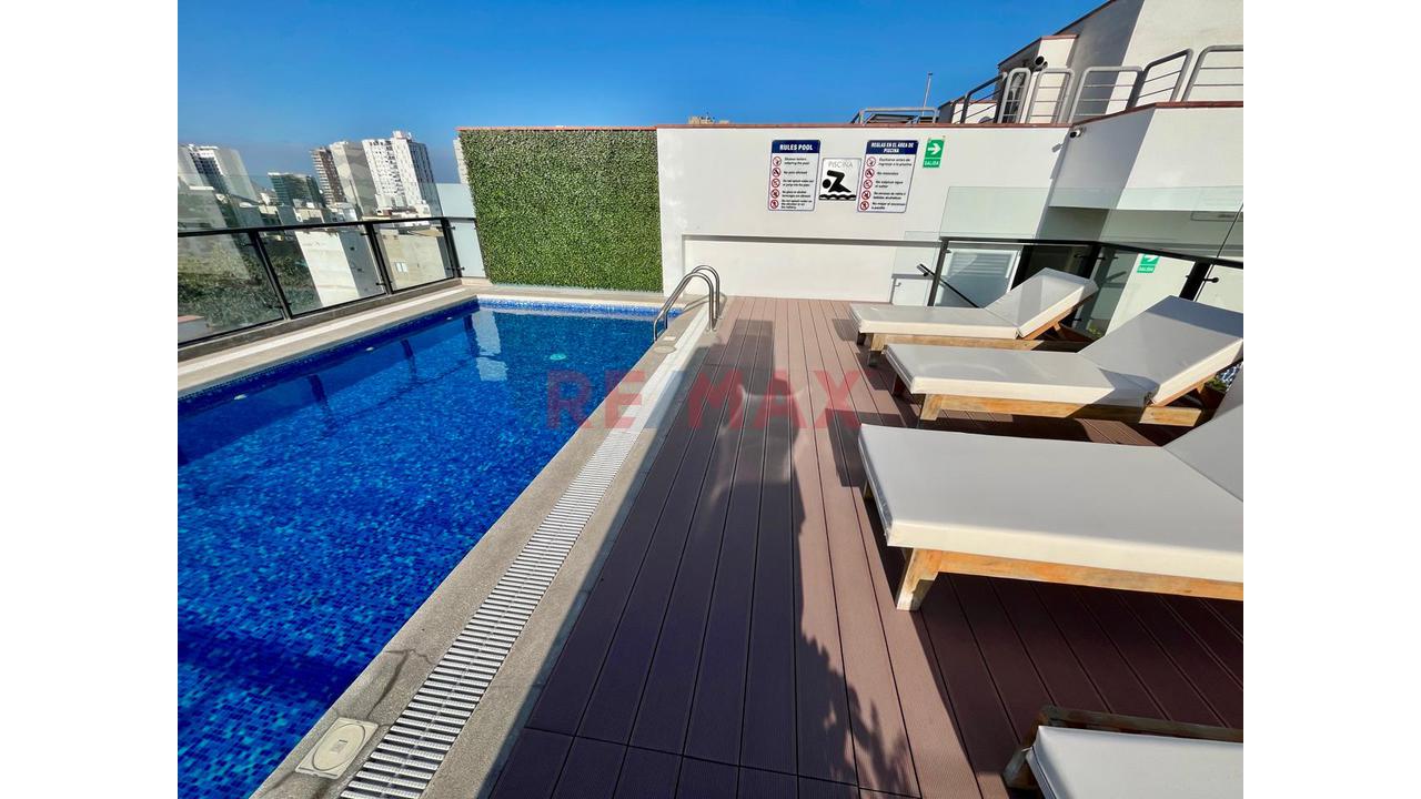 Alquiler Departamento  Amoblado De 01 Dormitorio  En Barranco Premium Cerca Al Malecon Paul Harris — foto 13