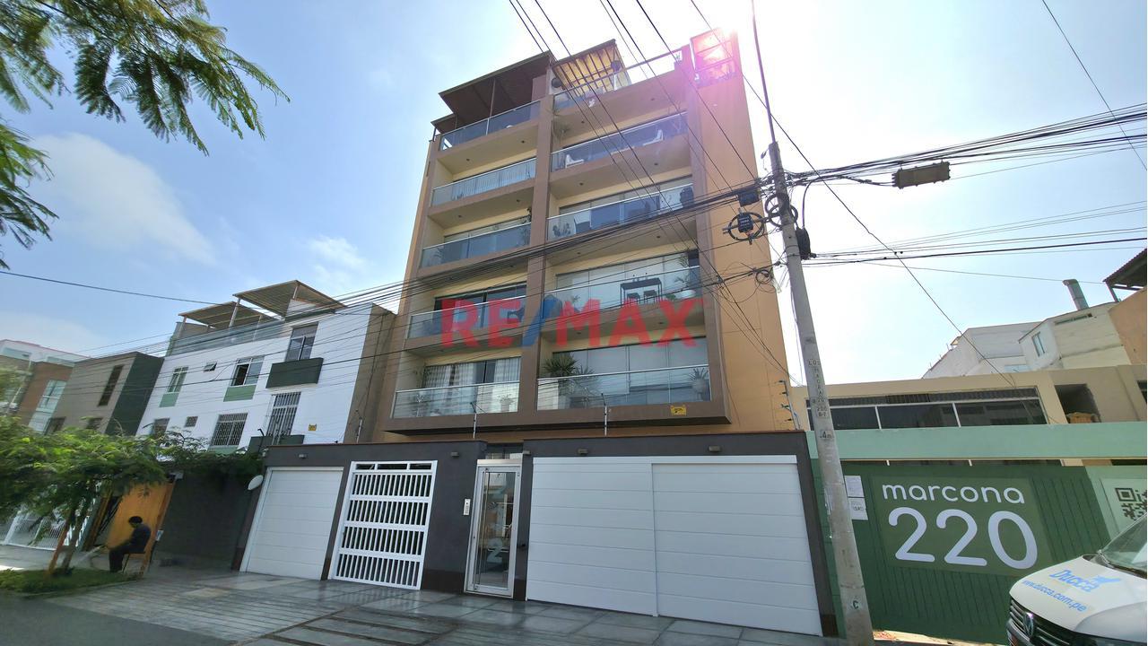 Departamento Flat De 3 Dormitorios En Jr. Marcona Surco - 1
