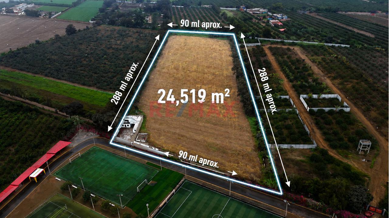 Terreno De 24,519 M² En Huando – Huaral | Ideal Para Inversión Y Desarrollo - 1