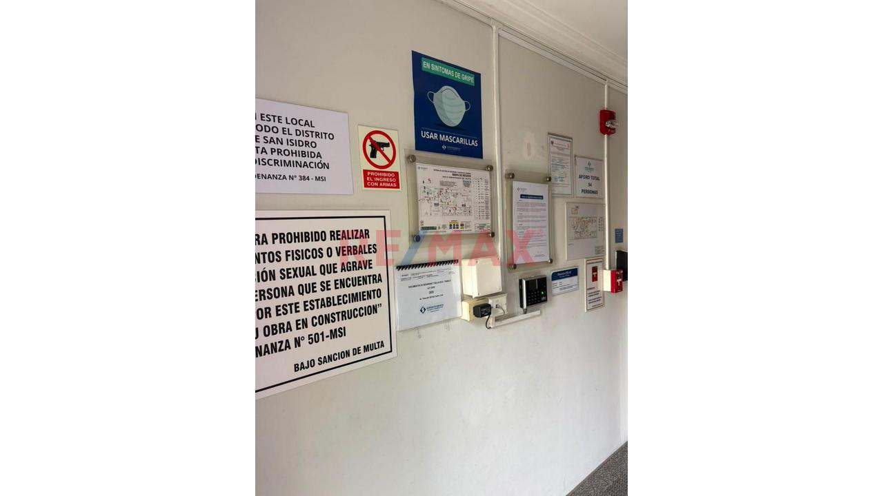 Oficina Corporativa Premiun En Alquiler En San Isidro - 9