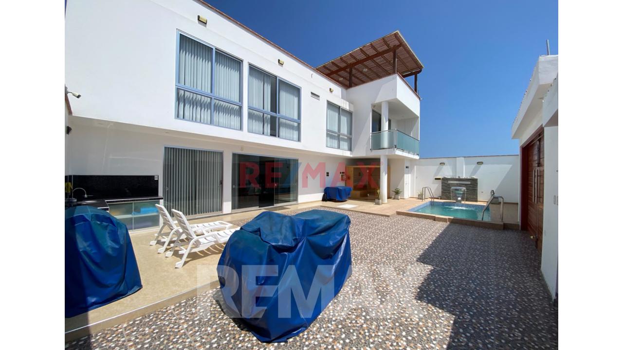 Vendo Hermosa Casa De Playa  350 Con Piscina Y Sauna  Casi Estreno - Playa Lobos - 3