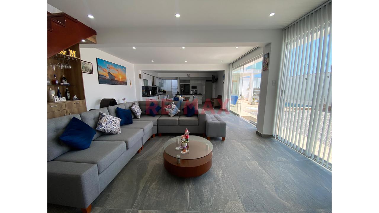 Vendo Hermosa Casa De Playa  350 Con Piscina Y Sauna  Casi Estreno - Playa Lobos - 15