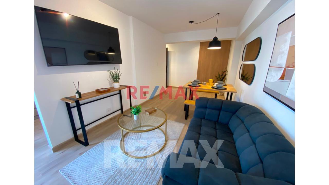 Venta De Departamento De Estreno Listo Para Su Entrega Frente A Parque En El Distrito De San Miguel