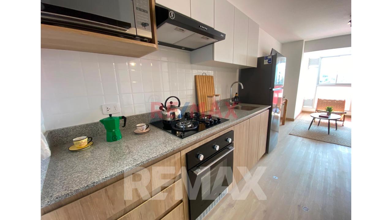 Venta De Departamento De Estreno  Frente A Parque En El Distrito De San Miguel — foto 9