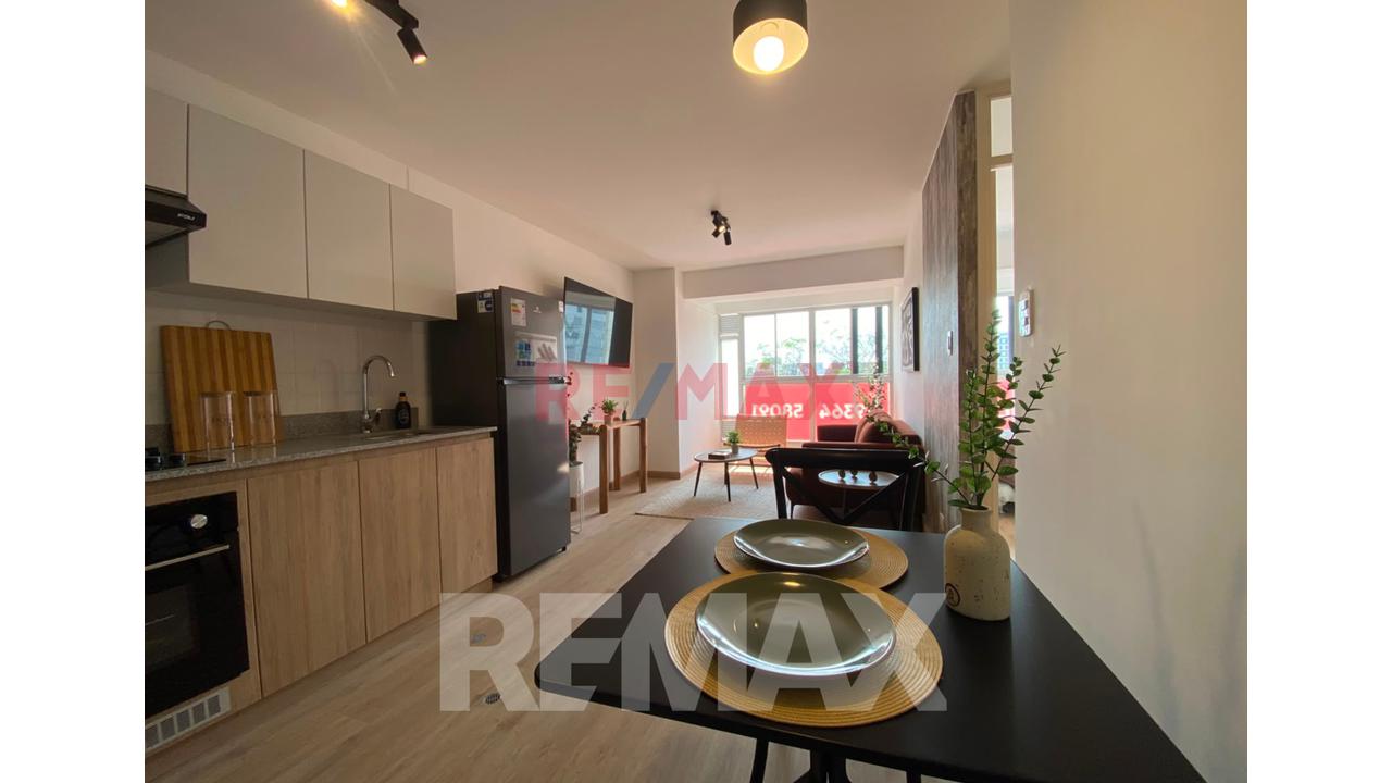 Venta De Departamento De Estreno  Frente A Parque En El Distrito De San Miguel — foto 6