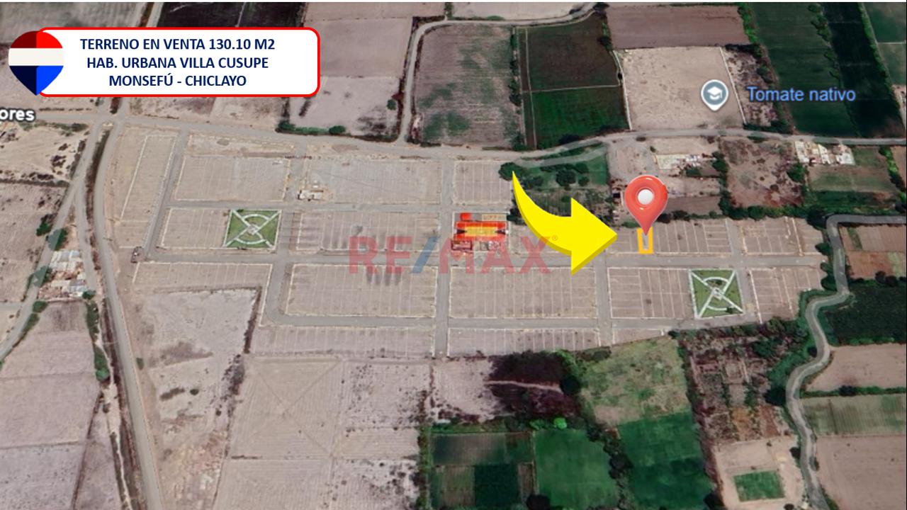 Terreno En Venta Urbanizacion Villa Cusupe Monsefu - 3