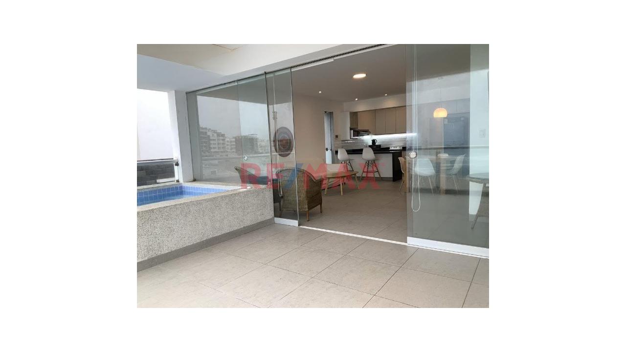 Exclusivo Departamento En Primer Piso Elevado Con 2 Terrazas, Piscina Y Vista Al Mar En Punta Hermosa — foto 7