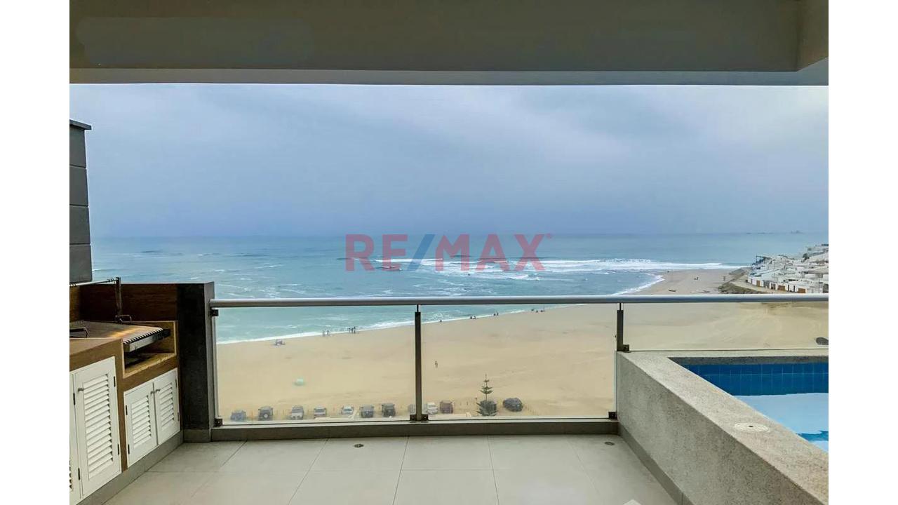 Exclusivo Departamento En Primer Piso Elevado Con 2 Terrazas, Piscina Y Vista Al Mar En Punta Hermosa — foto 10