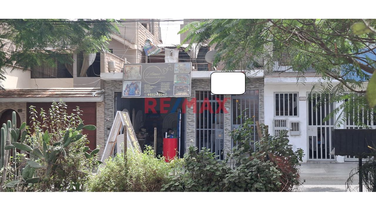 En Venta Casa En Plena Avenida, En Vipol De Naranjal, San Martín De Porres