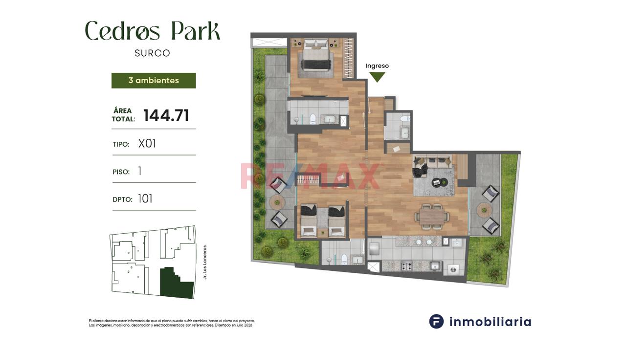 Cedros Park – Tu Nuevo Depa Frente A Parque Privado — foto 2