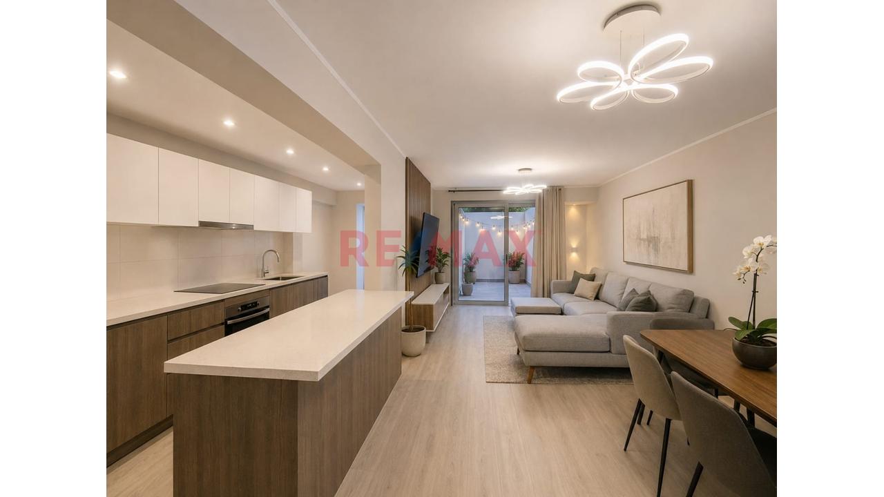 Se Vende Exclusivo Departamento En 1Er Piso Con Terraza Y Jardín