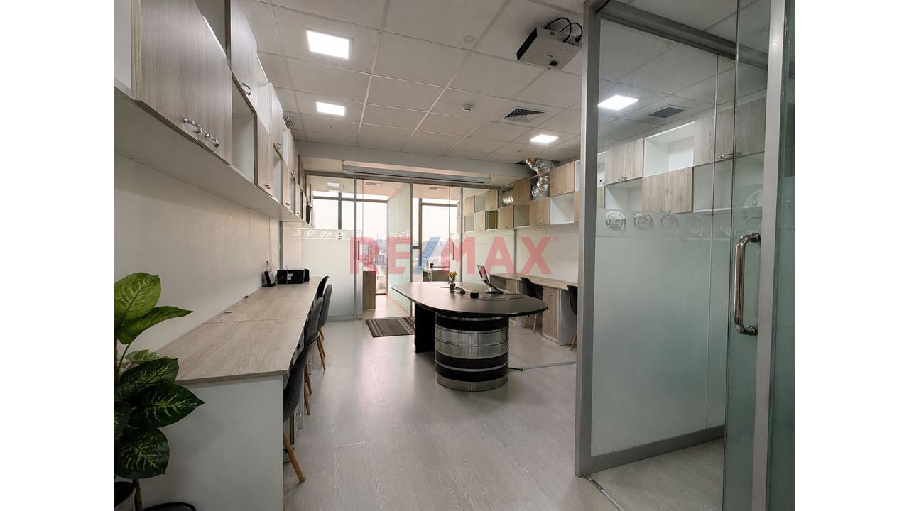 Oficina Implementada Y Amoblada En Alquiler – Surco | Cerca Al Centro Financiero Del Jockey — foto 2