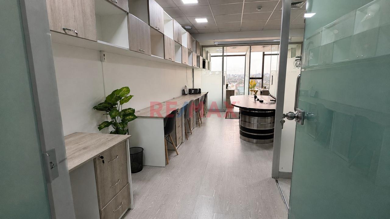 Oficina Implementada Y Amoblada En Alquiler – Surco | Cerca Al Centro Financiero Del Jockey — foto 8