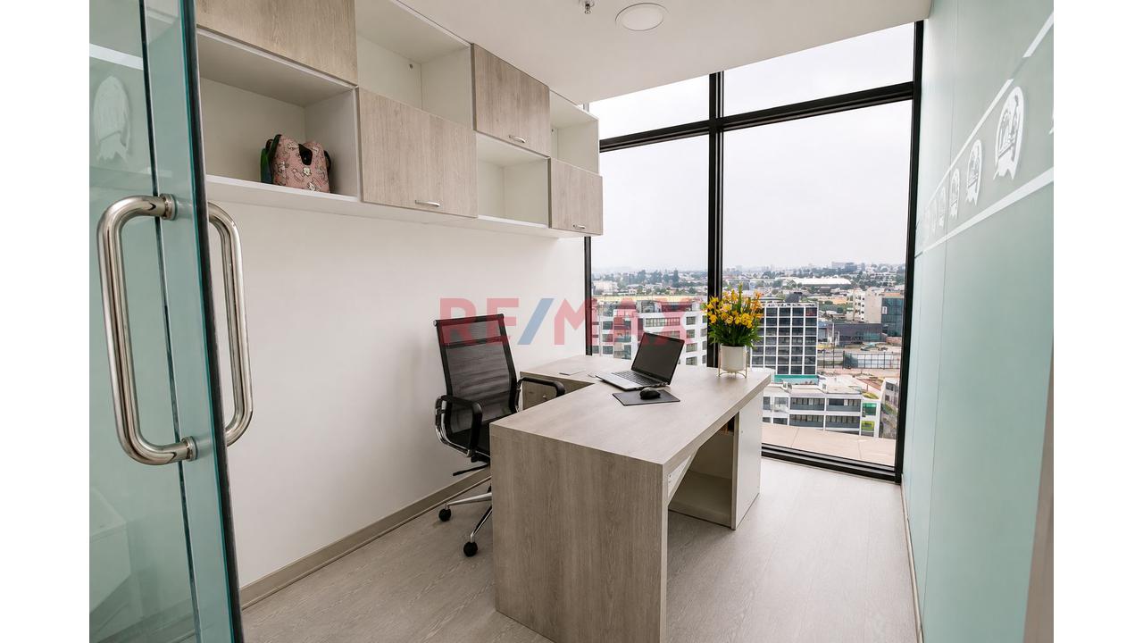 Oficina Implementada Y Amoblada En Alquiler – Surco | Cerca Al Centro Financiero Del Jockey — foto 12