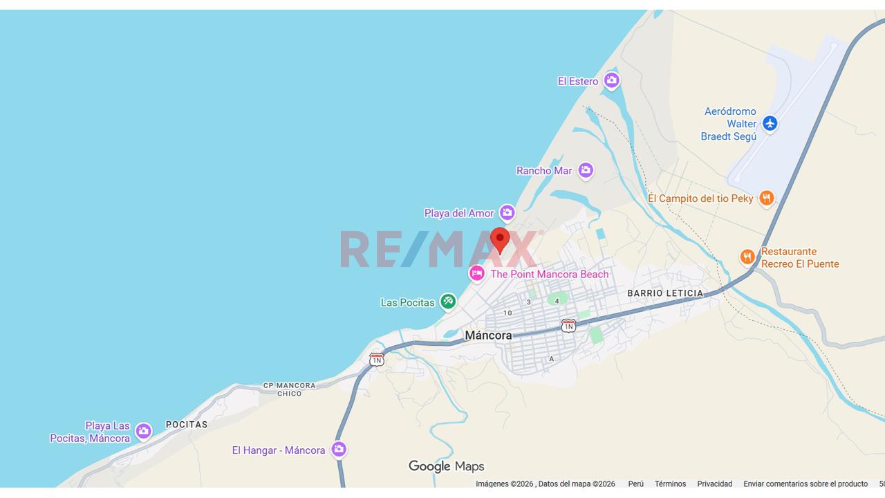 Exclusivo Terreno De 8,000 M2 A Us$420,000 A Un Paso Del Mar – Primera Fila - Mancora - 2