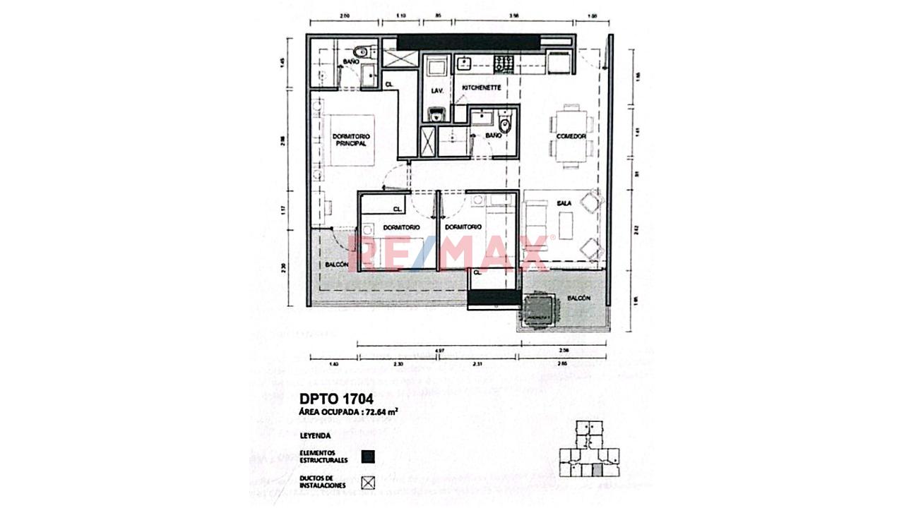 Alquiler De Espectacular Departamento De 72.64 M² En Piso 17/ Av. Javier Prado, Cerca De Corpac Con Cochera — foto 12