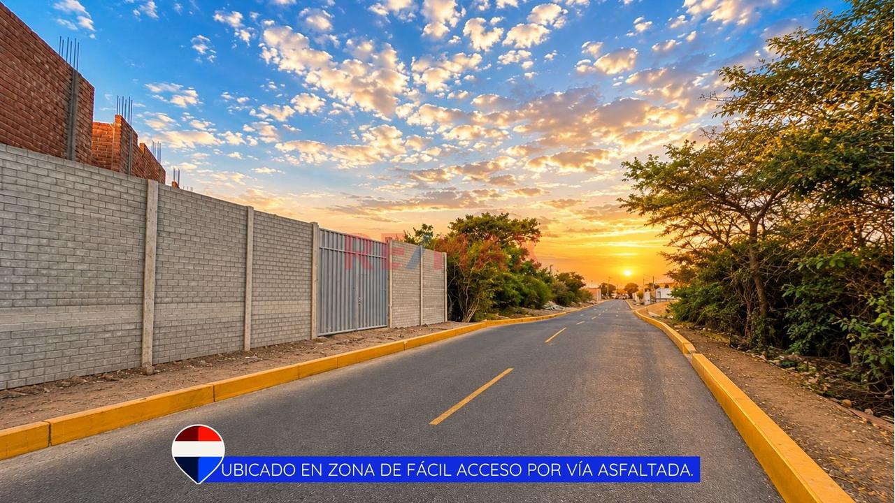 Amplio Terreno En Venta De 1,100 M² Cercado Y Con Portón En Grocio Prado - Chincha - 6
