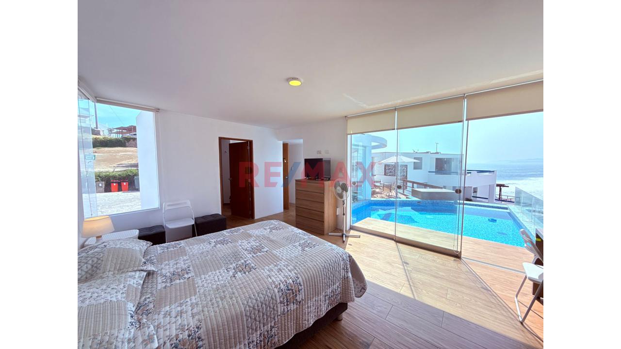 Casa De Playa En Venta Las Lomas De Toyo Seco Vista Al Mar 3 Pisos Piscina Totalmente Amoblado - 9