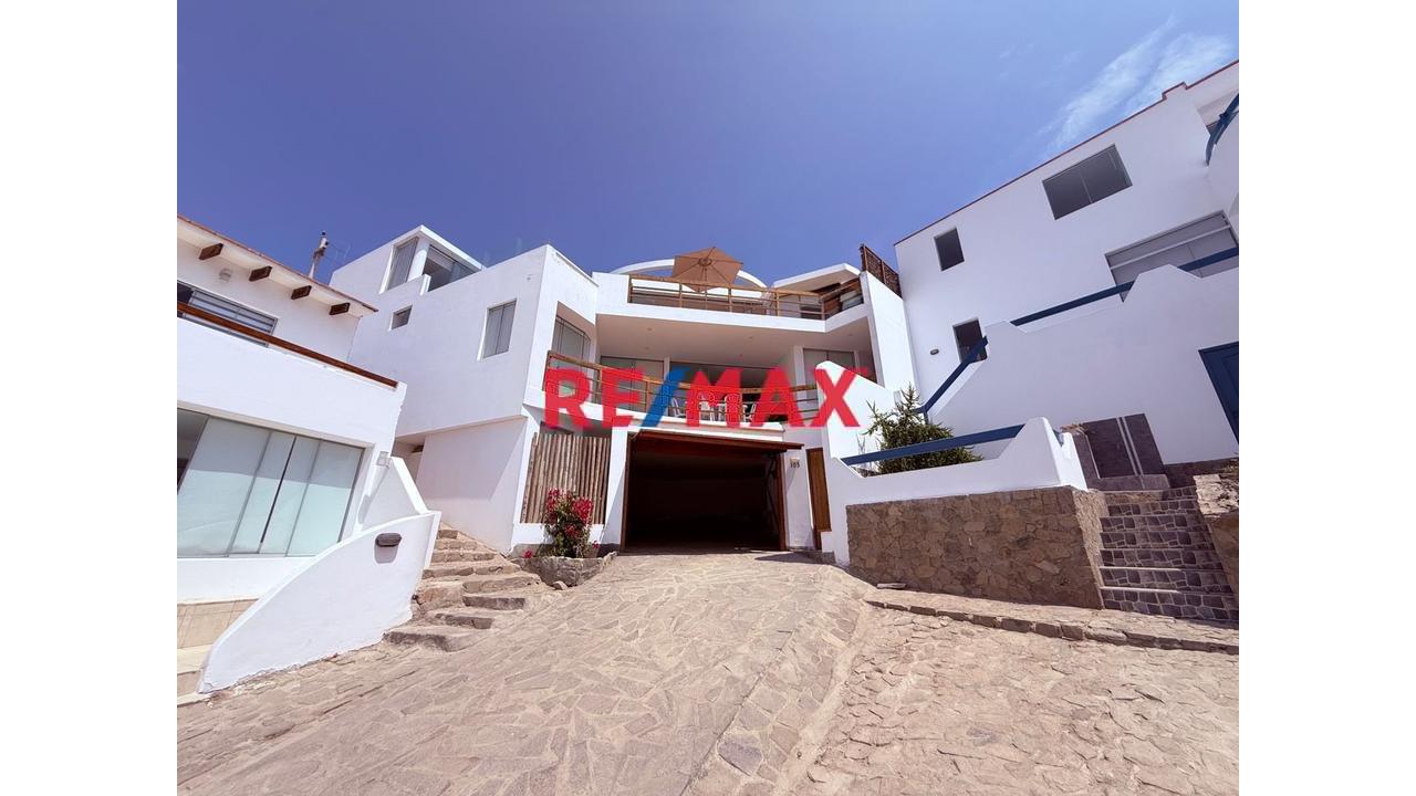 Casa De Playa En Venta Las Lomas De Toyo Seco Vista Al Mar 3 Pisos Piscina Totalmente Amoblado - 1