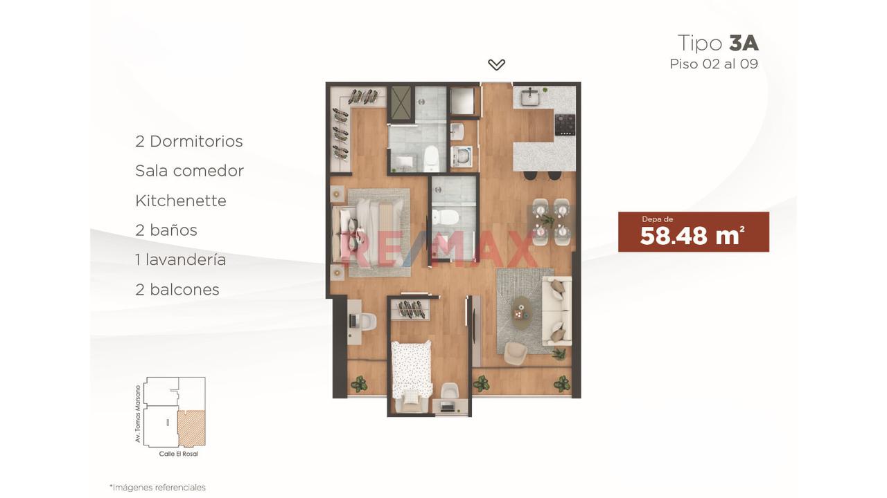 Departamento De 2 Dormitorios En Venta – Proyecto Sukha | Surquillo — foto 8