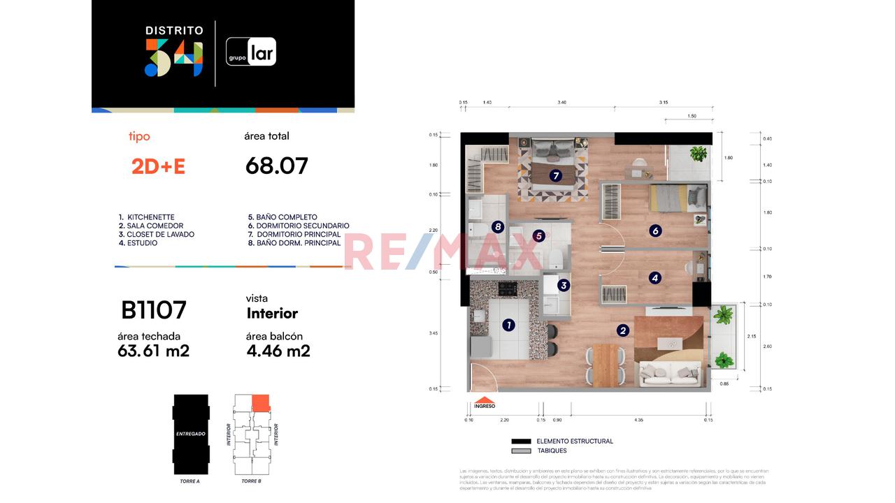 Departamento En Venta En Av. República De Panamá – Colindante Con San Isidro