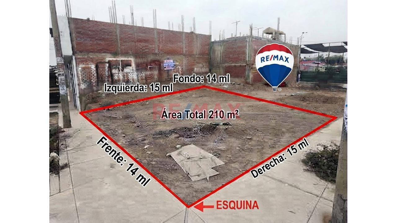 🚨 ¡Terreno En Venta En Avenida Y Esquina!  📍 Urb. Santa María, 4.ª Etapa – Carabayllo 📌 Alameda Central  📐 Área Total 210 M² - 2