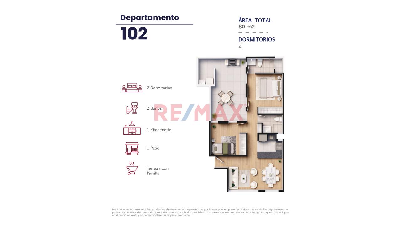 Departamento Flat De Estreno En Venta – Pueblo Libre | 2 Dormitorios + Terraza Y Patio Privado - 2
