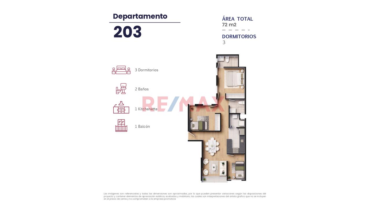 Oportunidad En Pueblo Libre! Departamento 3 Habitaciones + Balcón - 2