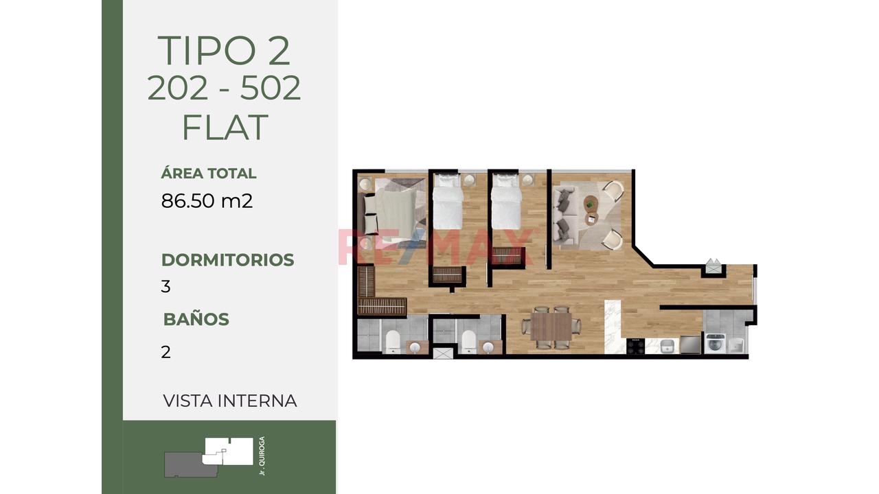Vendo Departamento De Estreno En Surco - 3 Dorm — foto 2