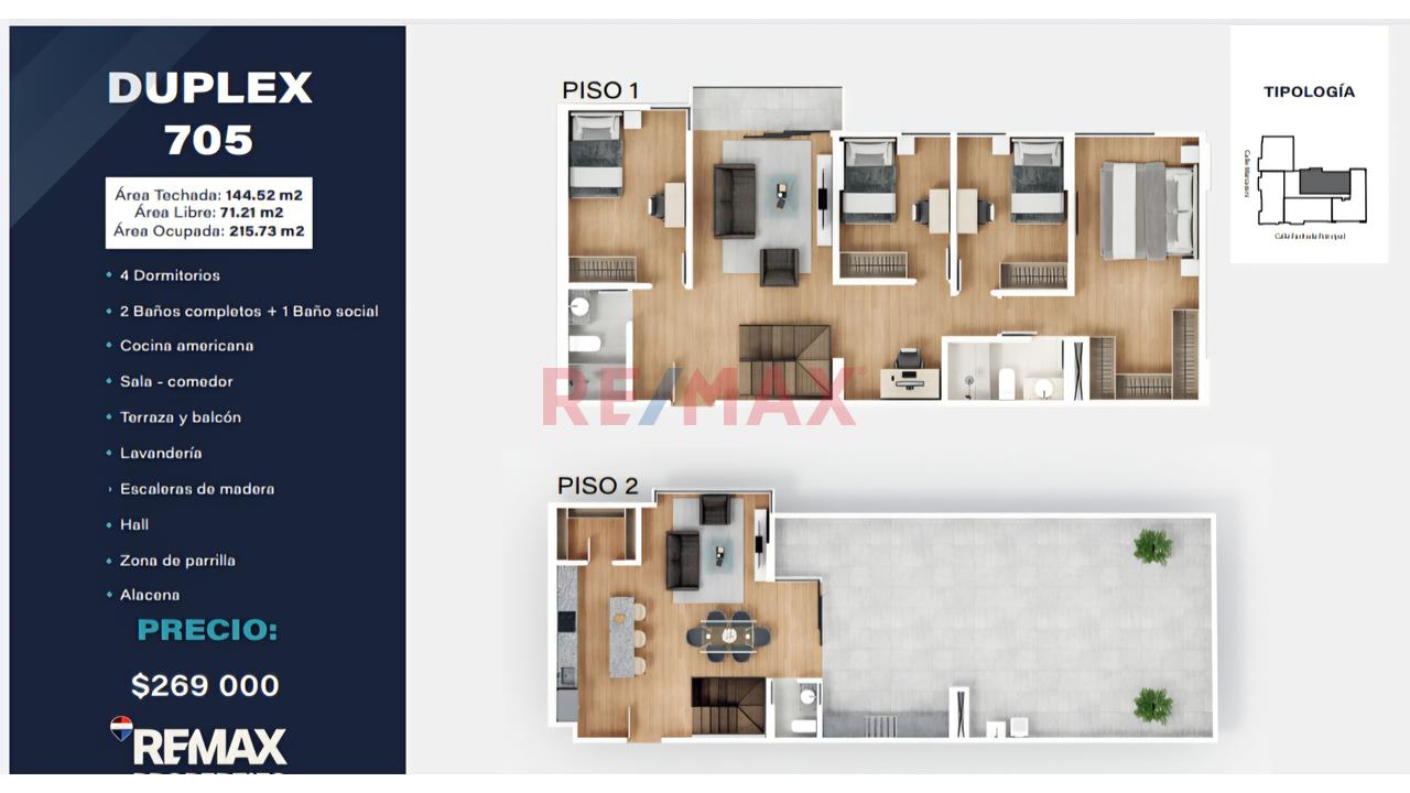 Duplex En Venta - Residencial Aura - Sachaca - 2