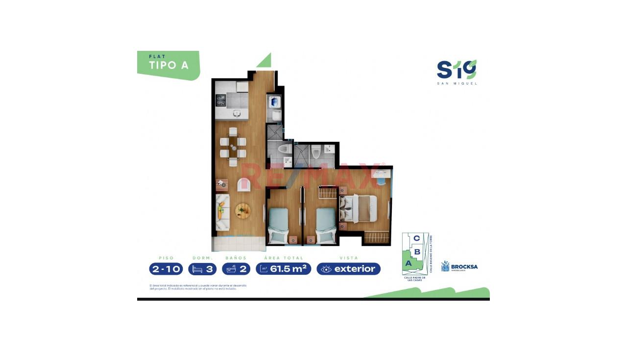 ¡Departamento De Estreno Frente A Parque En San Miguel! | 3 Dormitorios + Vista Exterior — foto 9