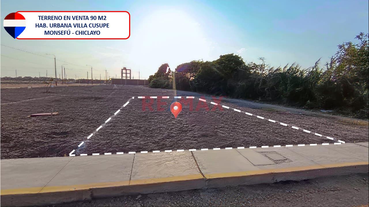 Terreno En Venta Villa Cusupe Monsefu - 1