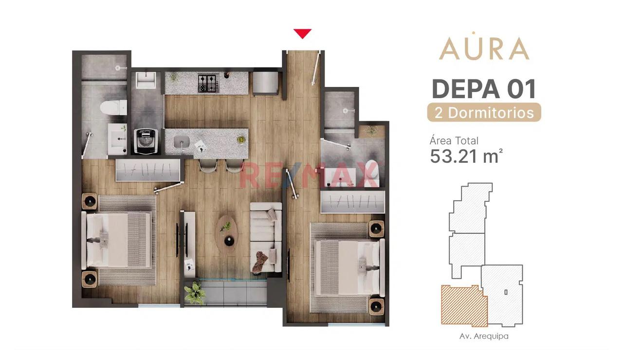 Moderno Depa De 2D En Lince | Av Arequipa Cerca Javier Prado - 11
