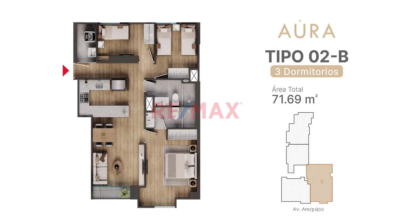 Moderno Depa De 3D En Lince | Av Arequipa Cerca Javier Prado - 11