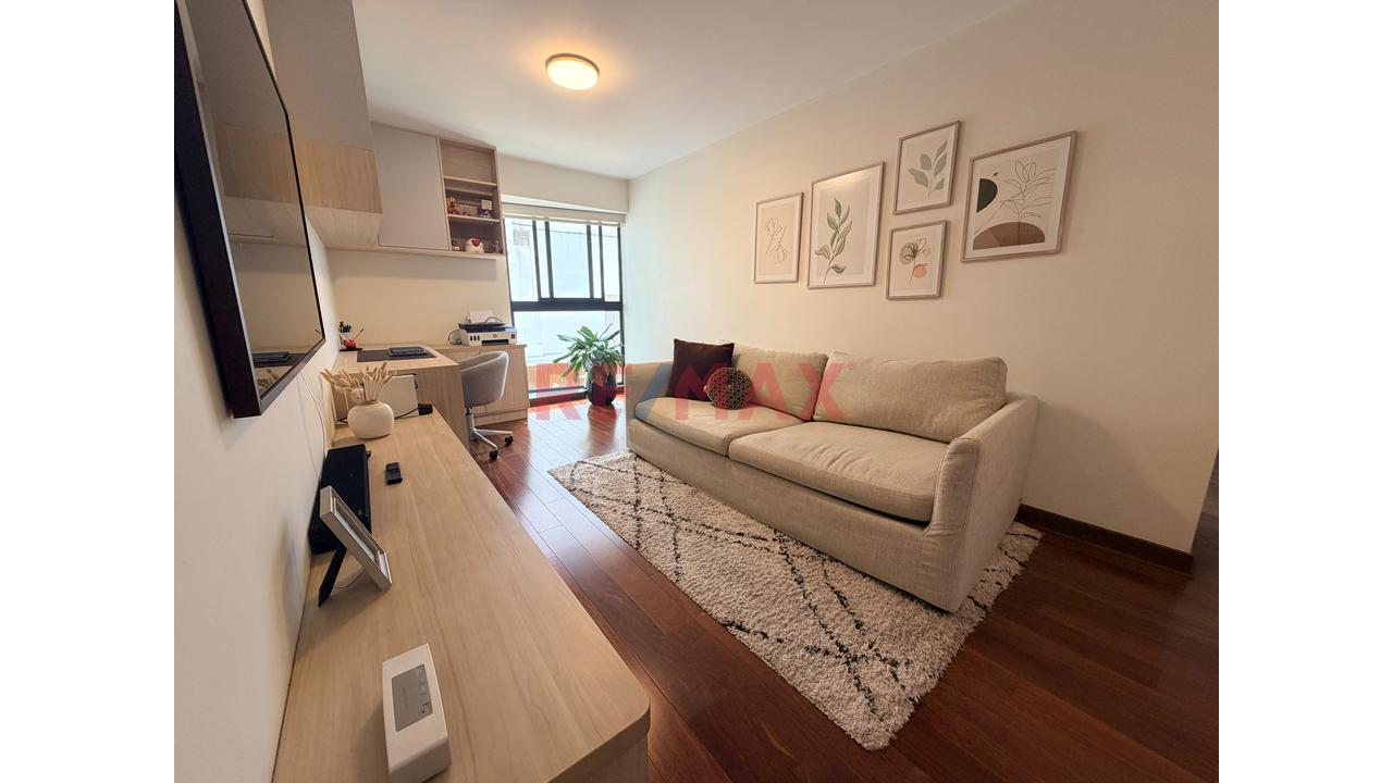 Alquiler De Departamento Amoblado De 78 M² Con 1 Dormitorio Y Estudio En San Isidro — foto 4