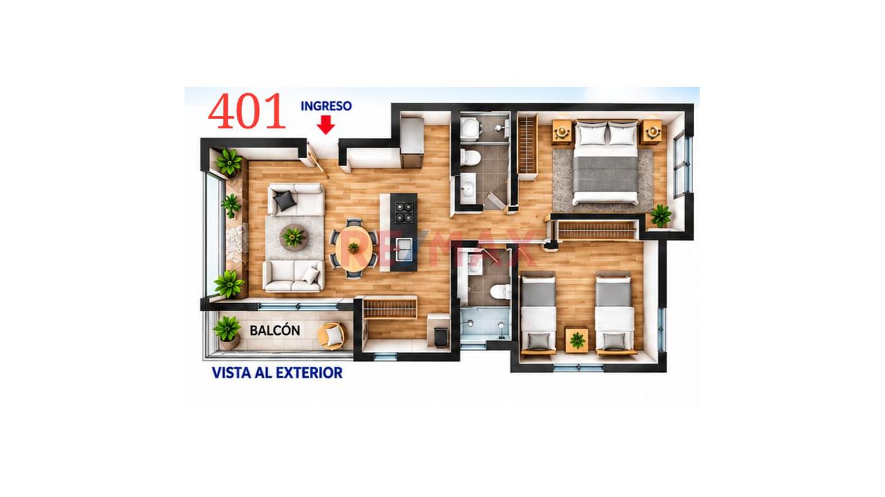 Lindo Proyecto En La Calera De La Merced Ii - Departamento 401 Área 65.74 M2 — foto 3