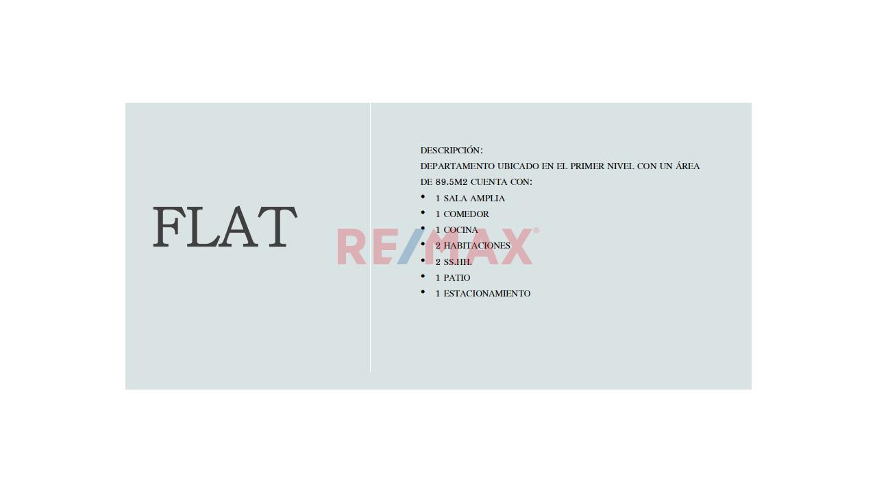 Se Vende Exclusivo Departamento Flat " Proyecto La Tomilla " - 2