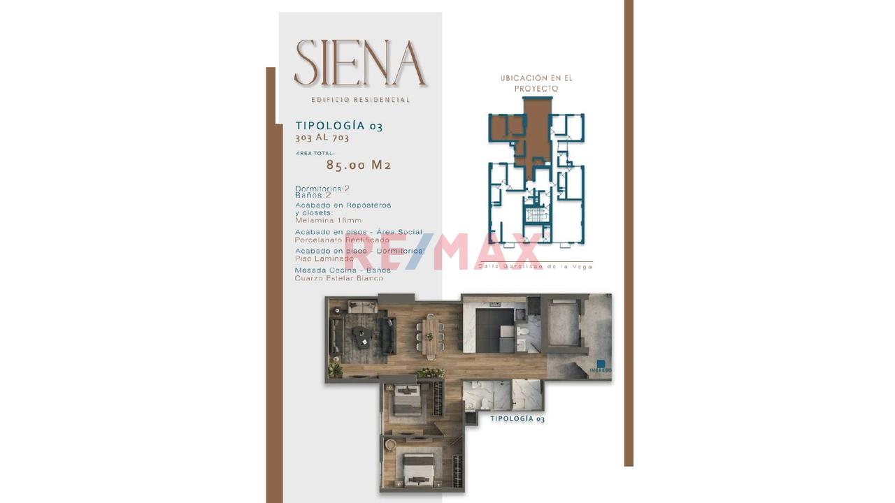 🏡✨ **Proyecto Siena | Departamento En Preventa - 7Mo Piso - Dpto 703** - 2