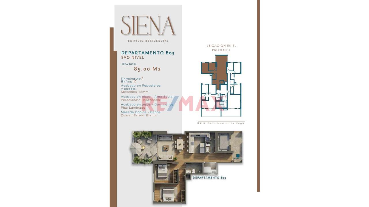 🏢✨ ¡Estrena Departamento En Proyecto Siena! 8Vo Piso - Dpto 803 - 2