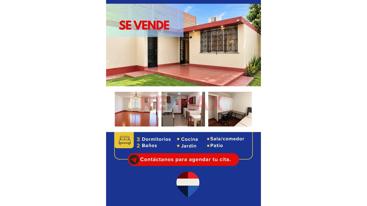 Casa De 1 Piso Con Jardín Y Amplios Espacios | La Perla