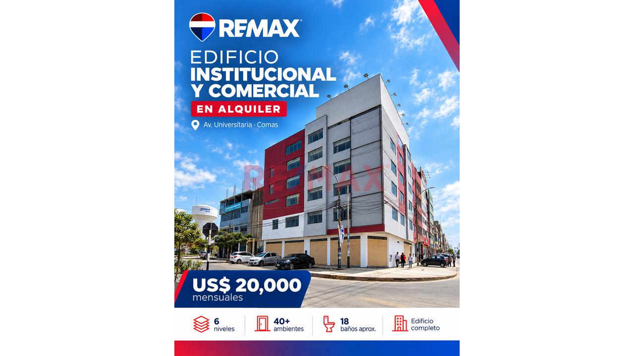 Edificio Institucional Y Comercial En Alquiler - 1