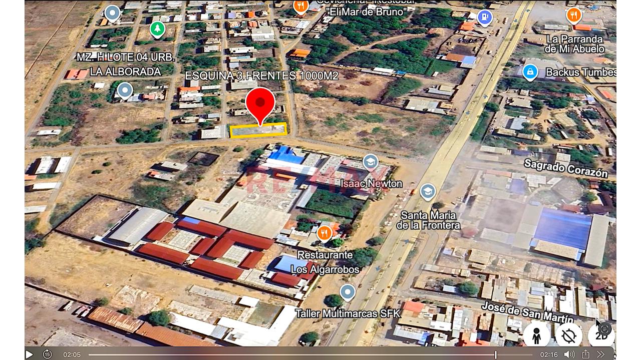 Vendo Terreno En Venta De 1,000 M² – Av Los Cedros - Esquina Con 3 Frentes | Tumbes - La Alborada - 15