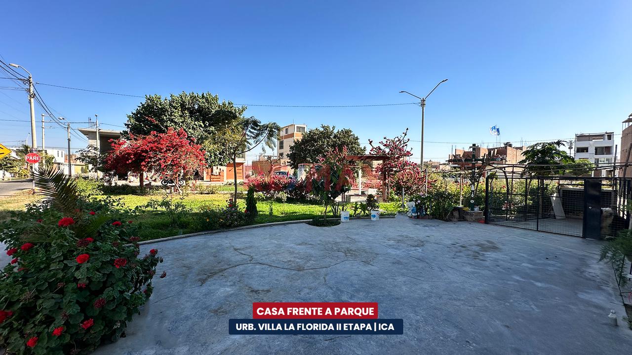 Casa En Esquina | Vista A Parque | Villa La Florida Ii Etapa | Ica — foto 11