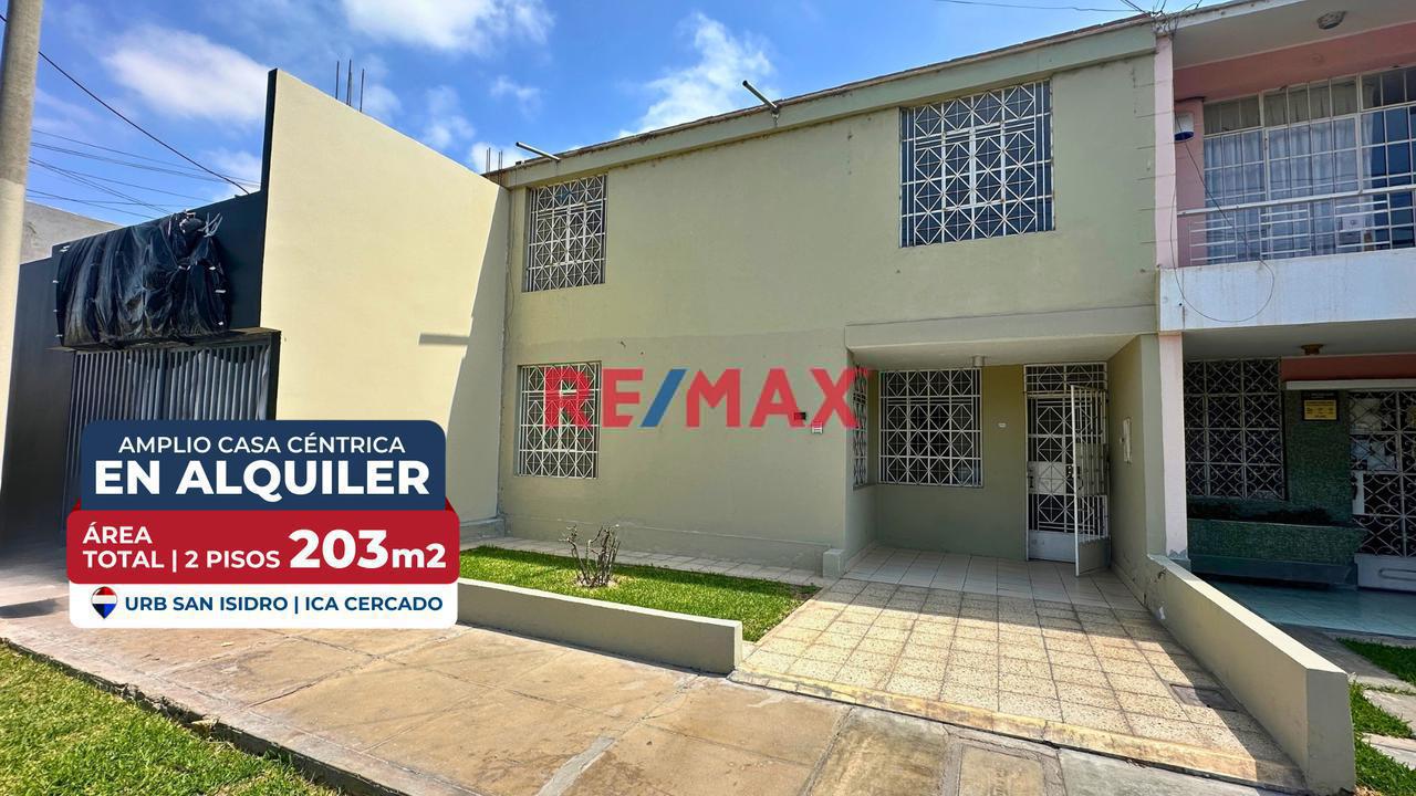 Casa Completa En Alquiler Para Empresas | Urb San Isidro (Ica)