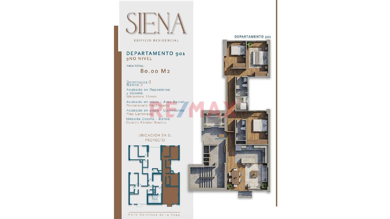 🏢 Departamento En Venta | Proyecto Siena ✨ 9No Piso - Dpto 901 - 2
