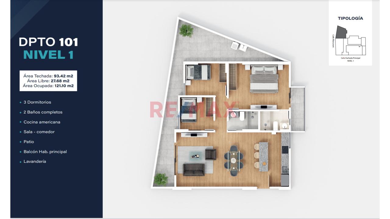 Proyecto Residencial Aura Sachaca, Flat 101 - 4